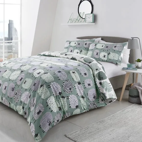 Duvet Cover & Pillowcase Set - Duck Egg image