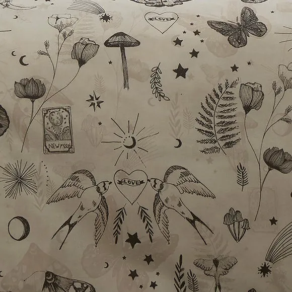 Duvet Cover & Pillowcase Set - Grey, Polycotton