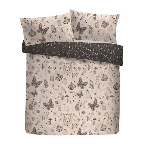 Duvet Cover & Pillowcase Set - Grey, Polycotton