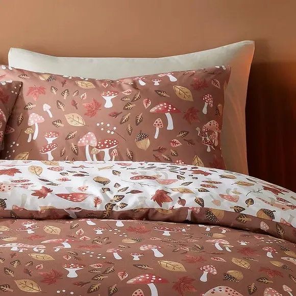 Duvet Cover & Pillowcase Set - Natural, Polycotton