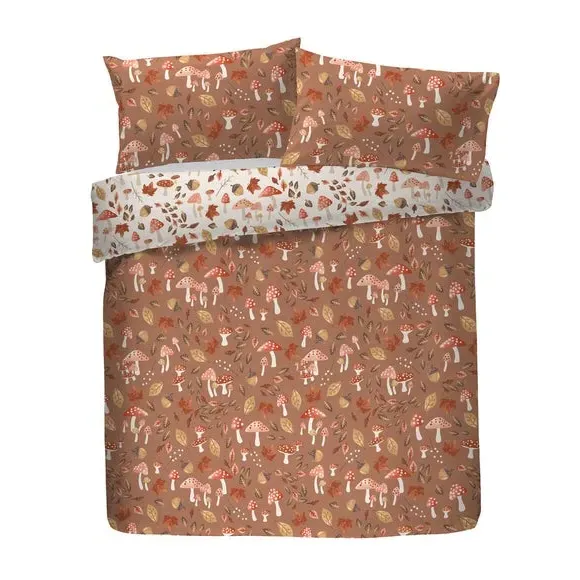 Duvet Cover & Pillowcase Set - Natural, Polycotton