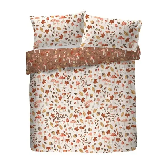 Duvet Cover & Pillowcase Set - Natural, Polycotton