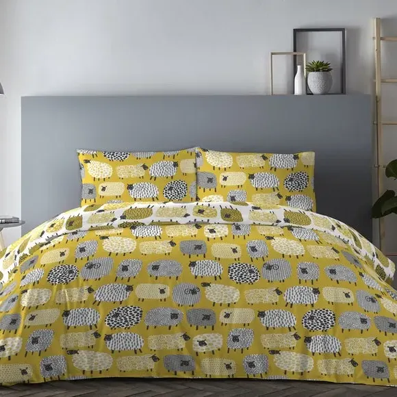 Duvet Cover & Pillowcase Set - Ochre