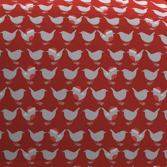 Duvet Cover Set with Pillowcase - Red, Cotton