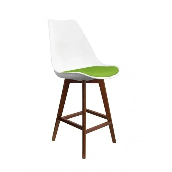 Bar Stool with Removable Pad - Green, Plastic