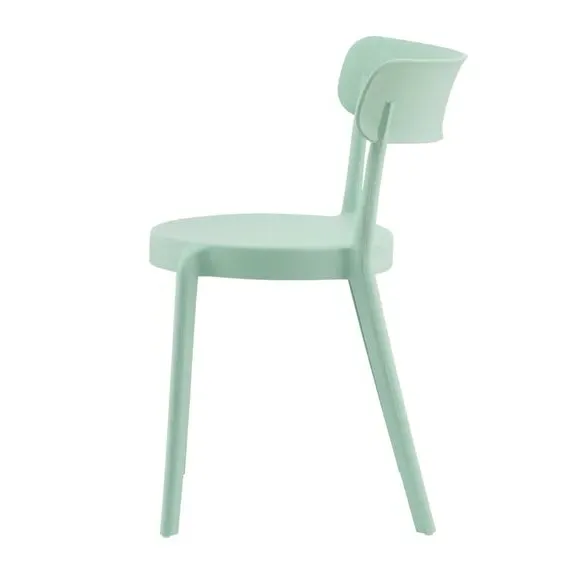 Bistro Dining Chair Stackable - Green, Plastic
