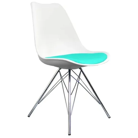Dining Chair with Removable Pad - Aqua
