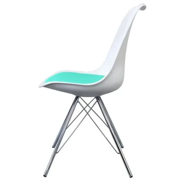 Dining Chair with Removable Pad - Aqua