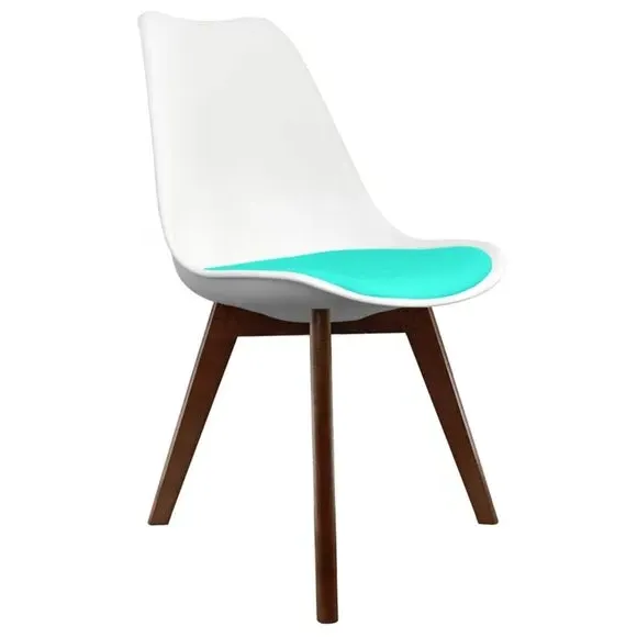 Dining Chair with Removable Pad - Aqua, Plastic