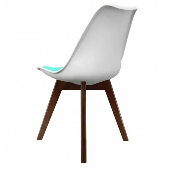 Dining Chair with Removable Pad - Aqua, Plastic