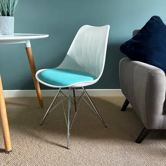 Dining Chair with Removable Pad - Aqua image