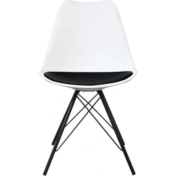 Dining Chair with Removable Pad - Black