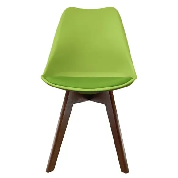Dining Chair with Removable Pad - Green, Plastic