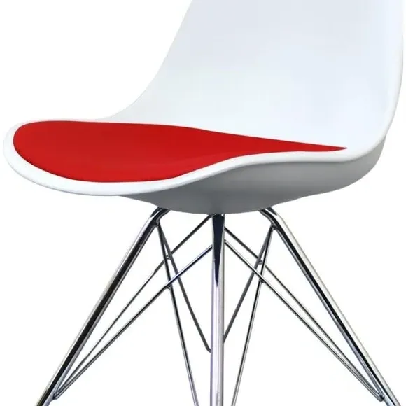 Dining Chair with Removable Pad - Red