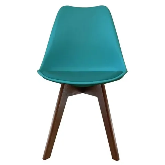Dining Chair with Removable Pad - Teal, Plastic