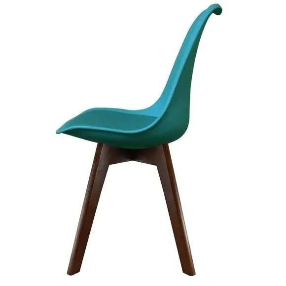 Dining Chair with Removable Pad - Teal, Plastic