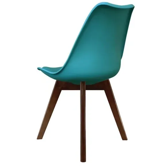 Dining Chair with Removable Pad - Teal, Plastic
