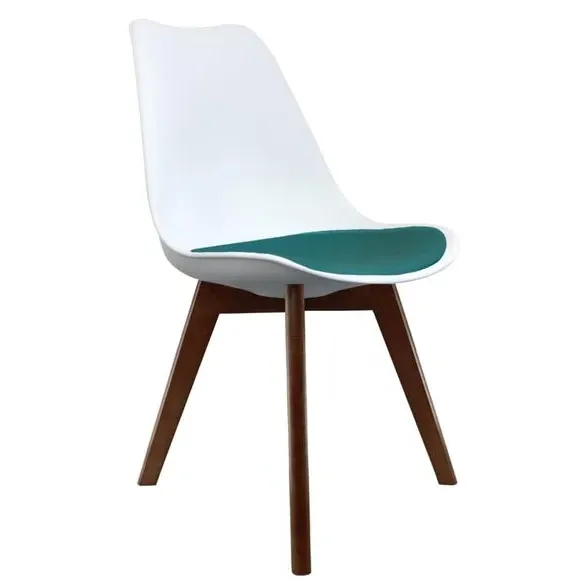 Dining Chair with Removable Pad - Teal, Plastic