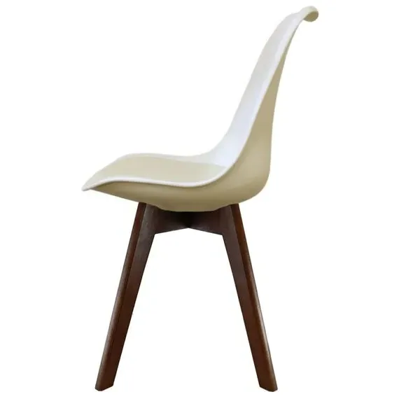 Dining Chair with Removable Pad - Vanilla, Plastic