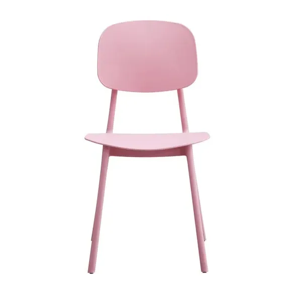 Stackable Dining Chair - Pink, Plastic