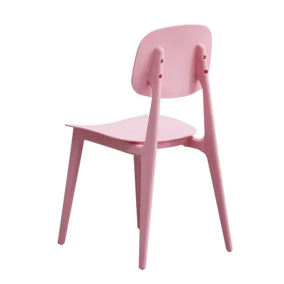 Stackable Dining Chair - Pink, Plastic