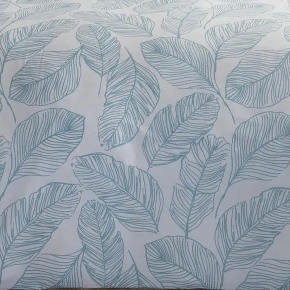 Reversible Duvet Cover Set - Duck Egg, Polycotton