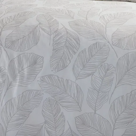 Reversible Duvet Cover Set - Natural, Polycotton