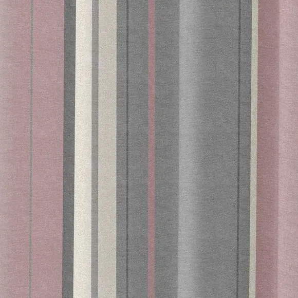 Striped Eyelet Curtains - Blush, Cotton