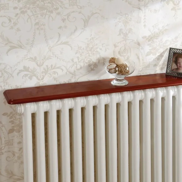 Radiator Shelf with Brackets - Natural, Oak Effect
