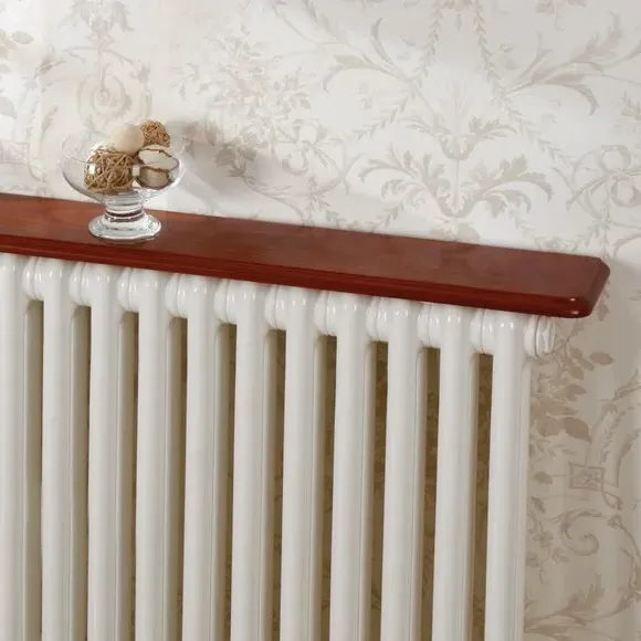Radiator Shelf with Brackets - Natural, Oak Effect