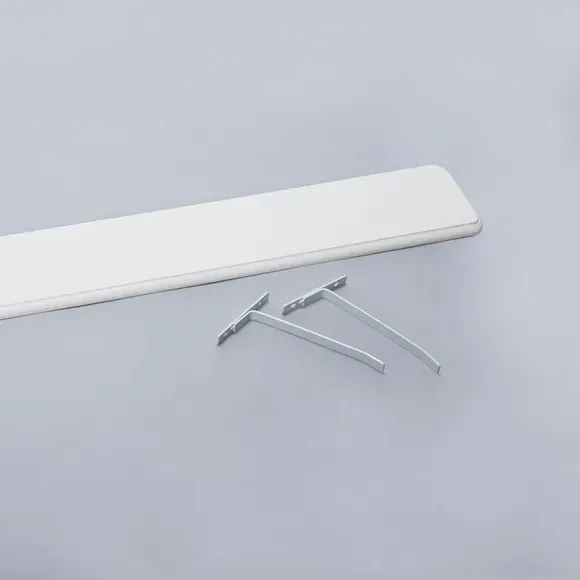 Radiator Shelf with Brackets - White