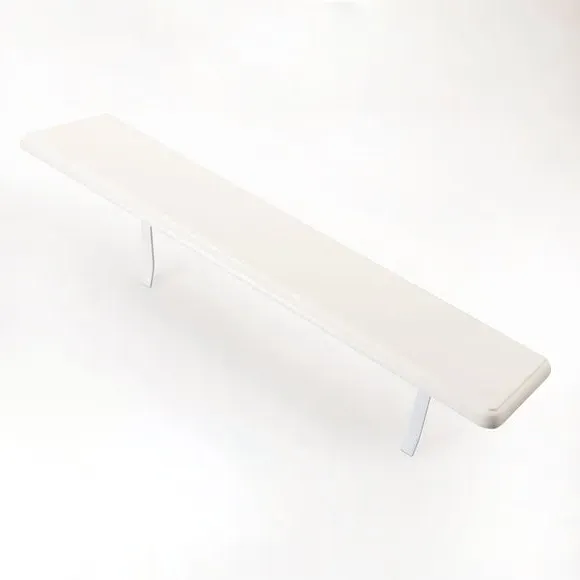 Radiator Shelf with Brackets - White