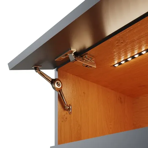 120cm Floating TV Unit with LEDs - Anthracite