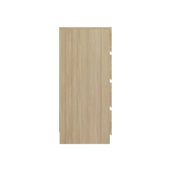 4-Drawer Chest with Parquet Front - Oak
