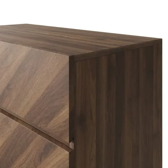 4-Drawer Chest with Parquet Front - Walnut