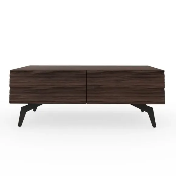 Coffee Table with Drawers - Walnut, Wood