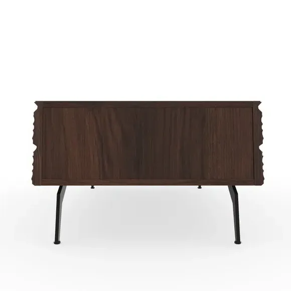 Coffee Table with Drawers - Walnut, Wood