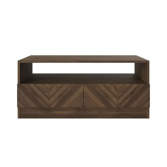 Coffee Table with Storage - Walnut, Wood-Effect