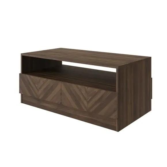 Coffee Table with Storage - Walnut, Wood-Effect