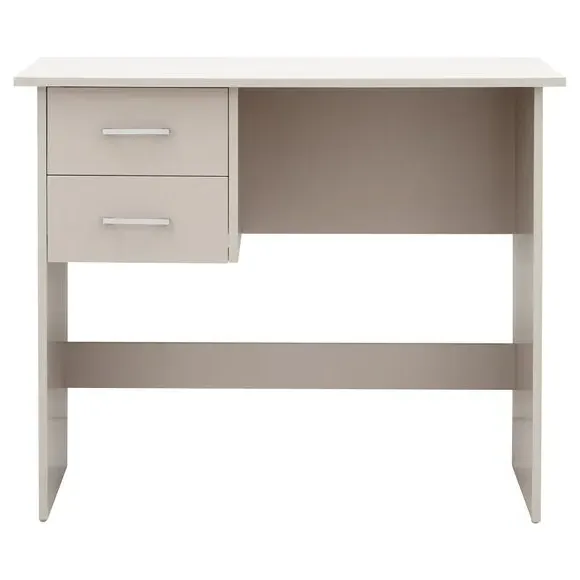 Compact Desk with Storage - Grey, Paper Foil