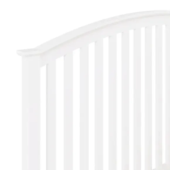 Ottoman Bed Frame with Storage - White, Wood