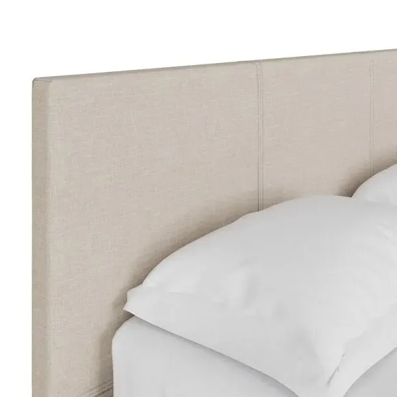 Side Lift Ottoman Bed Frame - Natural, Fabric