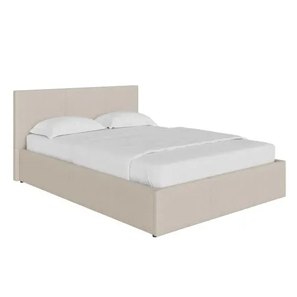 Side Lift Ottoman Bed Frame - Natural, Fabric