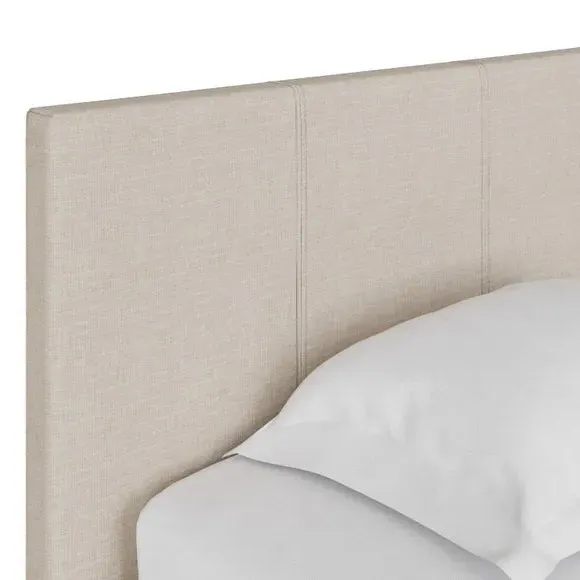 Side Lift Ottoman Bed Frame - Natural, Fabric