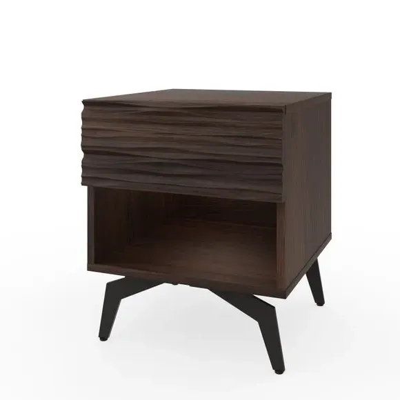 Side Table with Drawer - Dark Walnut