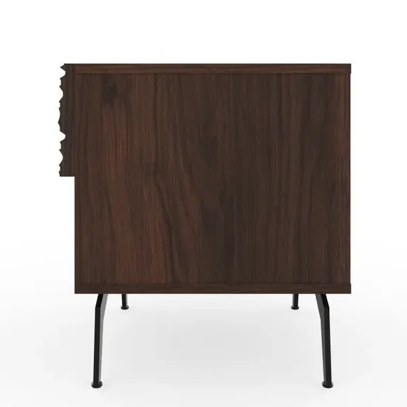 Side Table with Drawer - Dark Walnut