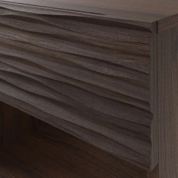 Side Table with Drawer - Dark Walnut