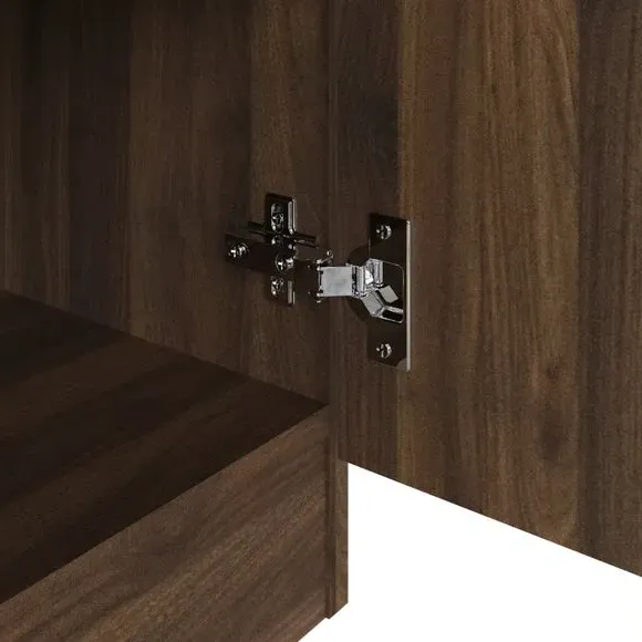 Small Sideboard with Drawers - Walnut, Wood