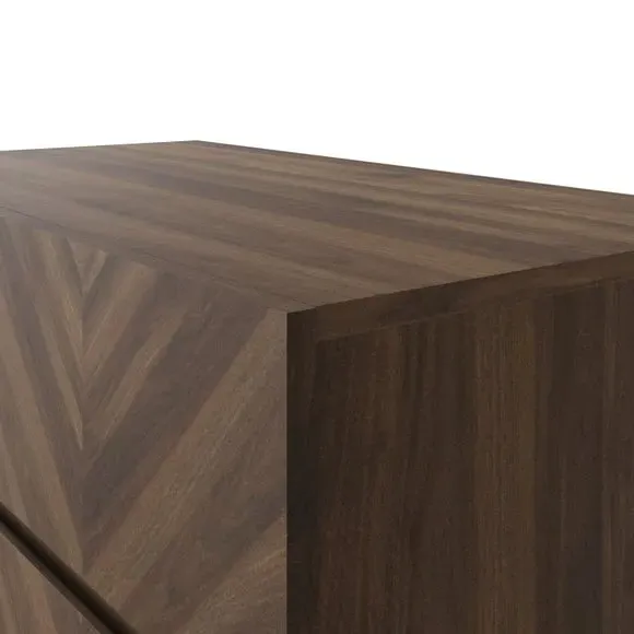 Small Sideboard with Drawers - Walnut, Wood