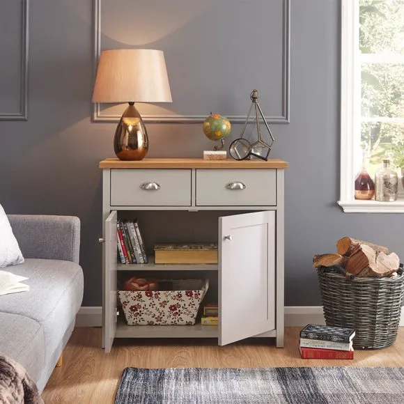 Small Sideboard with Storage - Grey
